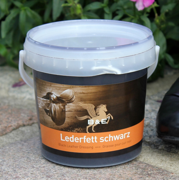 Lederfett Schwarz 500 ml