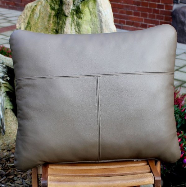 Leather cushions