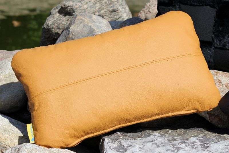 Coussin En Cuir Découpé Au Laser – Housse Sans Rembourrage – Forme Carrée