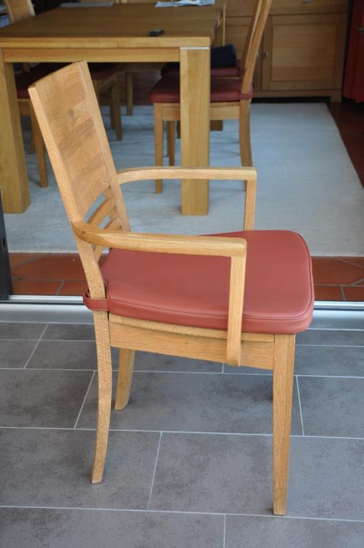 Leder Sitzkissen - Stuhlpolster