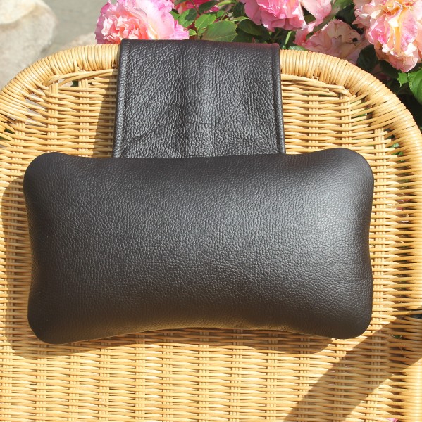 Karawunzlator - THE real leather neck pillow 35 x 20 cm unique