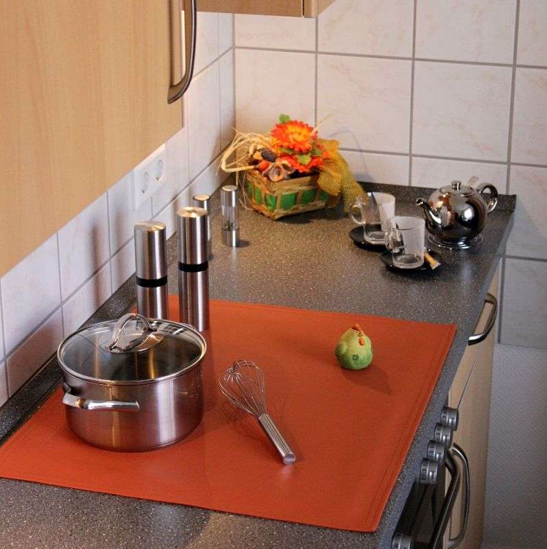 Herdplattenabdeckung Aus Glas – 71,1 X 50,8 Cm, Hitzebeständig & Rutschfest