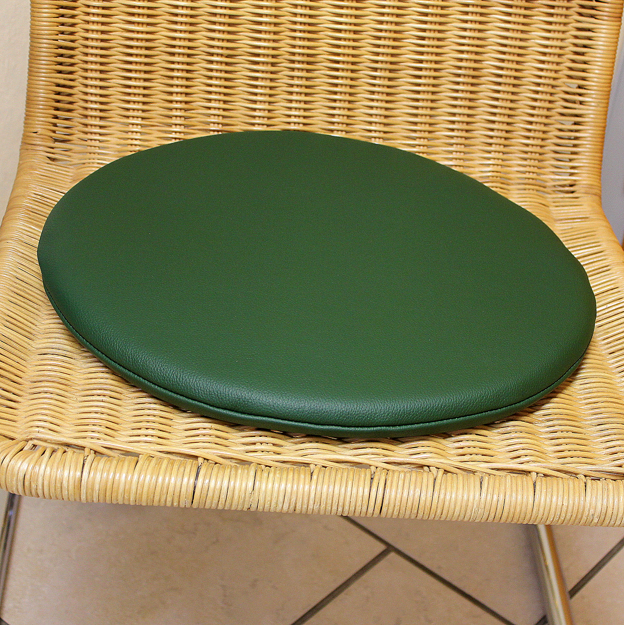 Sitzkissen rund, 40 cm, grün
